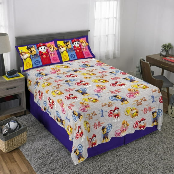 Paw Patrol Boy "Barking Buds" Children's full sheet set 4pc