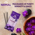 thumbnail image 4 of Shubhkart Nirmal Lavender Incense Sticks - Pack of 2 Incense, 200 Sticks Premium Lavender Fragnance | Aromatherapy Incense for Air Purifier, Mind & Spirit, Calmness, 4 of 6