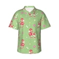 thumbnail image 1 of Balery Cute Poodle Dog Camisas hawaianas de manga corta para hombre, camisas playeras de corte holgado, camisas de vacaciones con botones,X-Large, 1 of 7