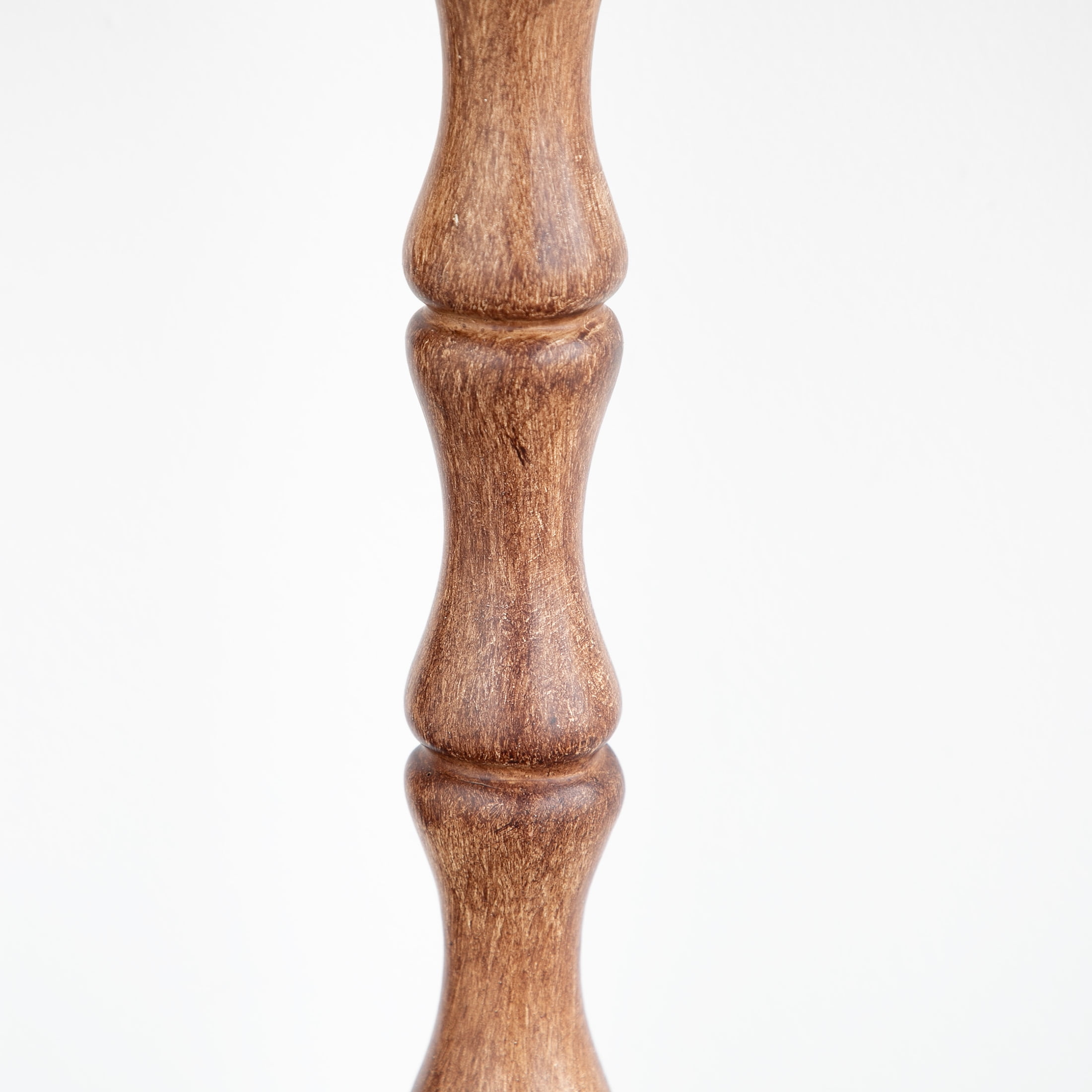 Oneach 62" Retro Floor Lamp for Living Room,Vintage Natural Wood Grain Tall Standing Lamp for Bedroom, Office,Decor
