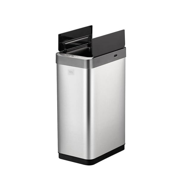 EKO Mirage Phantom x Bote de basura Sensor 45L, bote de basura cocina, acero inoxidable, bote de basura inteligente, sensor automático, botes de basura, cierre suave, bote basura cocina