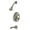 Brushed Nickel, variant on Kingston Brass KB36350AL Restoration Tub & Shower Faucet, Oil Rubbed Bronze