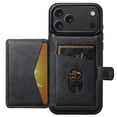 thumbnail image 3 of For iPhone 18 Pro Max 6.9" 2 in 1 Detachable Back Cover Wallet Case, With Card Holder Leather Pocket Slim Phone Case,Black,For iPhone 18 Pro Max, 3 of 6
