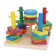 thumbnail image 3 of Toddler Matching Toys, Wooden Sorting Stacking Toys Glossy Edges Shape Color Recognition  For Kids, 3 of 8