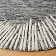 thumbnail image 3 of SAFAVIEH Abstract Frieda Radiate Area Rug, Black/Ivory, 6' x 6' Round, 3 of 11