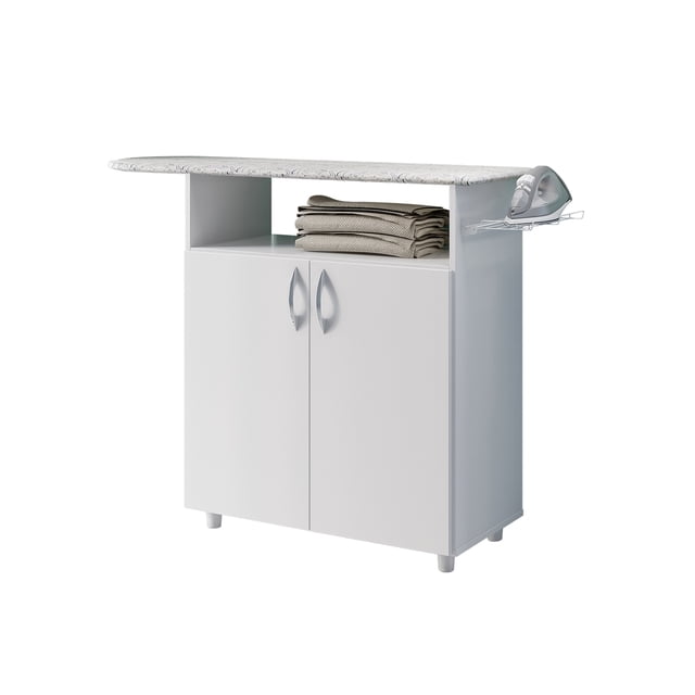 Mueble Para Planchar Criativa 55012 C/2 Puertas Blanco