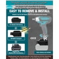 thumbnail image 2 of Makita18V a Makita - Adaptador de batería de iones de litio de 12V, para herramientas eléctricas inalámbricas Makita 10.8V12V, adaptador para Makita BL1830 BL1850 convertir a Makita BL1016 BL1021B, 2 of 7