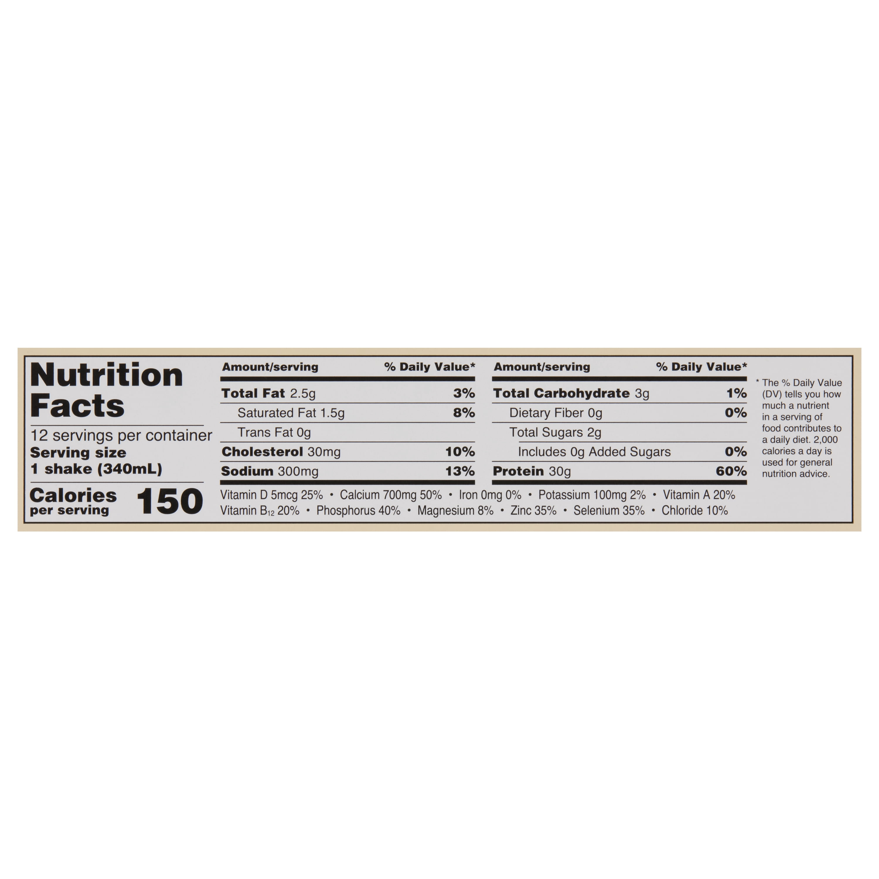 Equate Ultra-Filtered Protein Milkshake, Vanilla, 11.5 fl oz, 12 Count