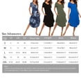 thumbnail image 3 of URMAGIC Women's Cotton V Neck Short Sleeve Nightshirt w Pocket Loose Nightgown Pjs Dress, 3 of 5