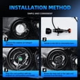 thumbnail image 2 of H4 Car Headlight 25000LM High Low Beam IP68 Impermeable 10V-32V para piezas de vehículos Likrtyny Accesorios para autos y motos, 2 of 9