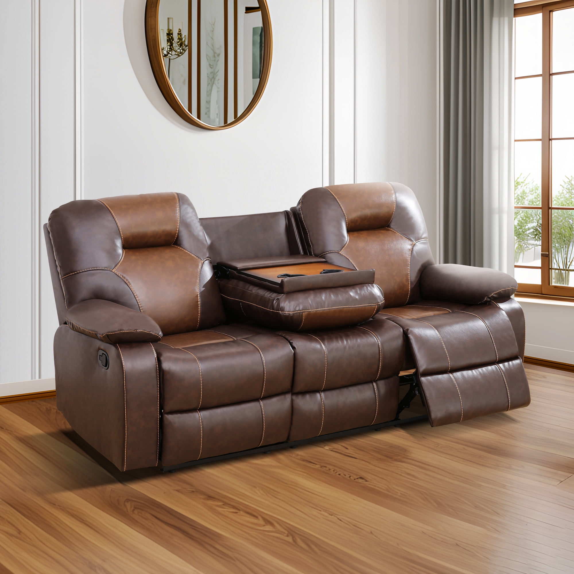 MAYEERTY Modern Adult Simple Reclining Stylish Business Function Sofa for Living Room