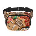 thumbnail image 1 of Balery Christmas Cookies Mochila Cinturón para Mujeres y Hombres, Bolsa de Cintura Impermeable de Doble Capa con Correa, 1 of 9