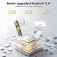 thumbnail image 5 of Wireless Earbuds Bluetooth Noise Cancelling Ear Buds for iPhone Android Sports Workout, 46H Playtime, Microphone Deep Bass Stereo, LED Display, Waterproof in Ear Earphone, White, 5 of 9
