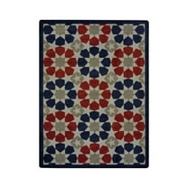 Kaleidoscope - Whimsical Area Rugs Americana, 7'8" x 10'9", Multicolored