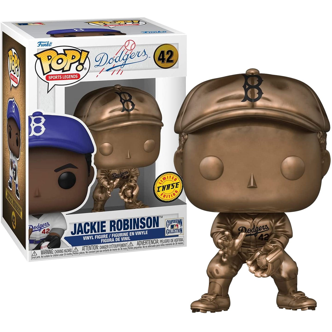 Funko MLB POP! Icons Jackie Robinson Vinyl Figure (Chase) - Walmart.com