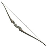 BLACK HUNTER 60" Wooden Takedown Longbow for Archery Hunting, RH, 25-60 lbs at 28" Draw Length