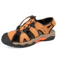 thumbnail image 1 of Comfortable Men's Sandals With Hook And Loop Closure For Casual & Everyday Wear In Spring And Summer Lightweight And Easy To Wear Sandals For Relaxation Men's Hiking Sandals Sandals for Men High Heel, 1 of 4