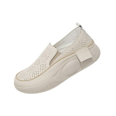 Esquirla Espadrilles à Plateforme pour Femmes Chaussures Décontractées Mode Urbaine Tendance Bout Rond Antidérapant 35