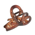 thumbnail image 5 of Unique Bargains 1 Pc Grace Cross Hair Clips for Home Matte Amber, 5 of 5