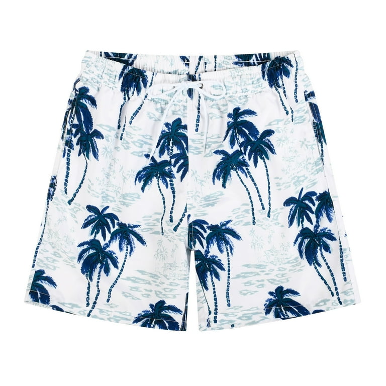 YYDGH Casual Mens Swim Trunks Quick Dry Printed Beach Shorts