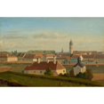thumbnail image 2 of Johann Peter Krafft 24x17 Gold Ornate Framed and Double Matted Museum Art Print Titled - View Over the Danube Canal to Leopoldstadt (1812), 2 of 4