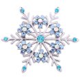thumbnail image 1 of GOOHOCHY Rhinestone Broche Pin Vintage Snowflake Lapel Pin Regalo de Navidad para mujeres, 1 of 8