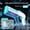 Blue+Water bottle, variant on Summer Outdoor Electric Pulse Water Gun with Colorful lights High Pressure Automatic Continuous Shot for Interaction Play Water