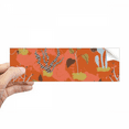 thumbnail image 1 of Desert Cactus Savane Orangers Rectangle Pare-Chocs Autocollant Carnet Fenêtre Autocollant, 1 of 1