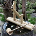 thumbnail image 3 of Garden Water Fountain Bamboo, Japanese Garden Decoration, Outdoor Swing Pump Water Landscape Bamboo Water Feature Zen Fountain Set, 3 of 5