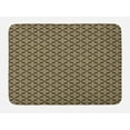 thumbnail image 1 of Renaissance Bath Mat, Vintage Damask Classic Floral in Earth Tones Baroque Revival Feminine, Plush Bathroom Decor Mat with Non Slip Backing, 29.5" X 17.5", Green Brown White, by Ambesonne, 1 of 2