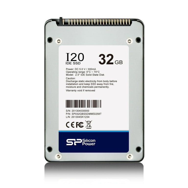 32GB Silicon Power SSD-I20 2.5-inch IDE/PATA SSD Solid State (9mm, 19nm MLC - Walmart.com