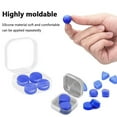 thumbnail image 2 of Reusable Silicone Ear Plugs Noise Cancelling Earplugs Sleep Study Protector, 2 of 8