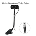 thumbnail image 2 of Portable 3 Pin 4 Pin Wired Sax Microphone Omnidirectional for Music Instrument, 2 of 8