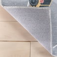 thumbnail image 5 of Well Woven Kids Rugs Traffic Modern Grey Printed Distressed Machine Washable 3'3" x 5' Area Rug, 5 of 7