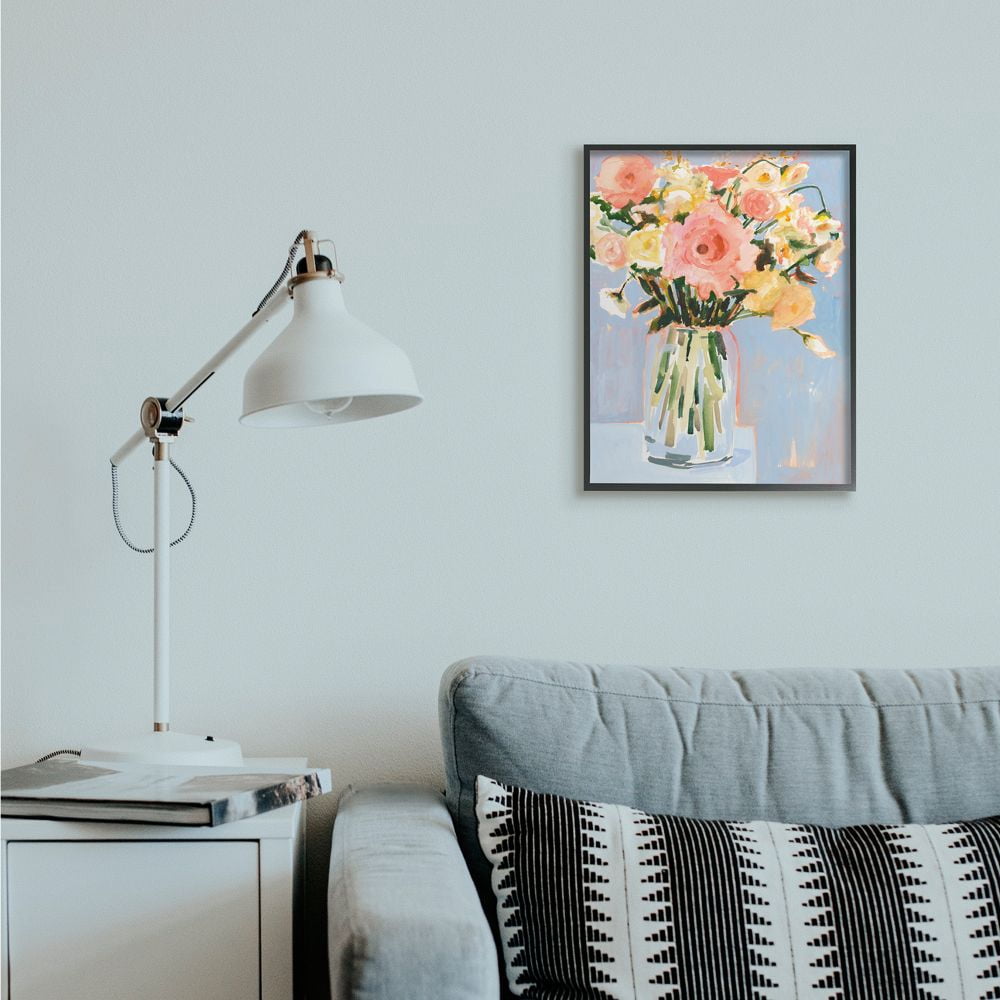 Stupell Industries Chic Floral Bouquet Pastel Spring Flowers Designed by Victoria Borges