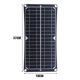 thumbnail image 2 of Lojalitet - Cargador de batería solar de 7,5 W mejorado, kit de cargador de batería solar portátil de 12 V a prueba de agua para automóvil, automotriz, motocicleta, barco, marino, RV, remolque,, 2 of 6