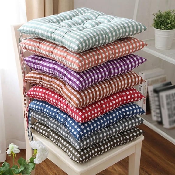 Office Chair Cushion with Plush Square Design, Comfortable Seat Cushion for Dining Chairs and Desk Chair, 14X14 Inch Chair Pad for Home Office Or Lounge, 1 Pack