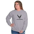 thumbnail image 4 of US Air Force Military Wings Symbol Sweatshirt for Men or Women Brisco Brands S, 4 of 6