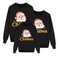 thumbnail image 5 of Fiaer Christmas Family Sweatshirts Matching Funny Santa Graphic Trendy Xmas Pullover Long Sleeve Crew Neck Loose Fit Holiday Tops Women S, 5 of 6
