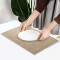 thumbnail image 4 of Manteles individuales para mesa, manteles individuales resistentes al calor para mesa de cocina, manteles individuales de PVC, fáciles de limpiar, 4 of 5