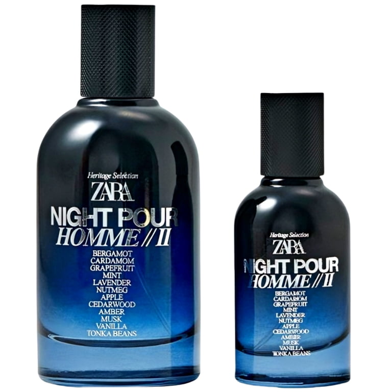 Zara Night Pour Homme II Perfume Set for Men Elegant Oriental