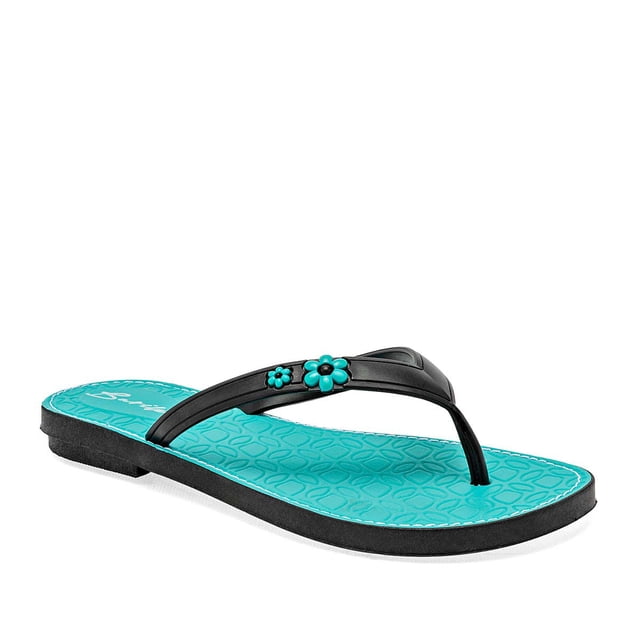SANDALIA PLANA BARILETAS NEGRO 75614