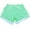 Green & White, variant on Women Casual Fast Drying Drawstring Color Block Elastic Waist Shorts