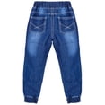 thumbnail image 6 of Knit N Knot Faded Blue, Stretch, Relaxed Fit, Elastic Waist Denim Jogger for Boys, 5-6 Year, 6 of 6