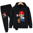thumbnail image 4 of Nuevo juego Super Marios Sudadera con capucha Conjunto de ropa deportiva con capucha para niños Niñas Ropa Bebé Niños Pokemon - Ropa 2 5 6 7 8 9 10 11 12 13 12 Y, 4 of 5
