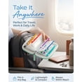 thumbnail image 3 of A8 Waterproof Pill Organizer Set, Waterproof Pill Pouch Set, Travel Medicine Organizers with 14 Color-Coded Pouches, Leakproof Reusable Zippered Storage Case, 3 of 7