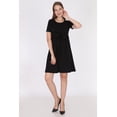thumbnail image 4 of LVMA5700 - Women Short Sleeve Maternity Nursing Dress, 4 of 16