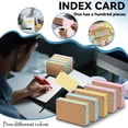 thumbnail image 6 of Stationery Colored Index Cards, Flash Cards With Ring, Lined Both Side Notecards Ruled Study Card Flashcards Heavy Note Cards For Studying, Learning, School, College Pen, 6 of 6