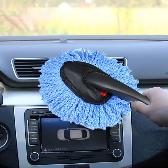 BANIRO Super Soft Microfiber Car Dash Duster Brush for Car Cleaning Home Kitchen Car,Truck,SUV,RV and Motorcycle