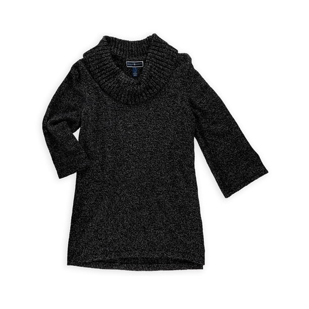 Suéter de punto Karen Scott para mujer negro mediano Pull-over